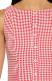 Jordyn Red Gingham Mini dress