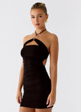 Poetry Mini Dress Black