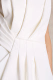 Dreamy Whispers Cream Strapless Ruffle Split Maxi Dress