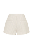 Alina Pintuck Cotton Shorts Stripe