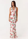 Maryk Maxi Dress Ivory Bloom