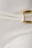 Dimitri Mini Knit Shorts With Belt Ivory