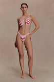 Robyn Beaded Bikini Bottom Pink