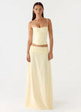 Tayana Corset Top Yellow