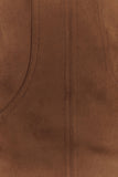 Liam Faux Suede Maxi Dress Dark Chocolate