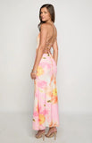 Ashton Pink Floral Kisses Maxi Dress