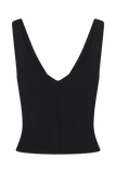 Spencer Slinky Top with Hardware Black