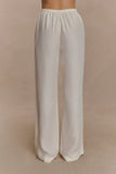 Violeta Straight Leg Pant Ivory