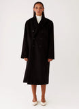 Gianni Double Breast Coat Black