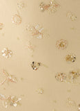 Levanna Beaded Sequin Mini Dress Pale Olive