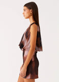Larson Mini Dress Black Gradient