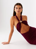 Deltina Maxi Dress Boysenberry