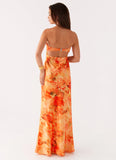 Carmen Maxi Dress Sunset Floral