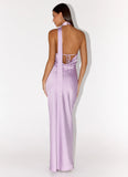 Keena Scarf Maxi Dress Lavender