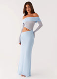 Emery Maxi Dress Blue