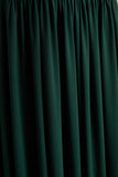 Kady Dark Green Asymmetric Neck Maxi Dress With Ruched Detailing