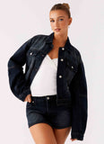 Tropics Denim Jacket Washed Dark Blue