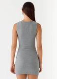 Everly Mini Dress Grey