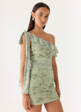 Hidden Gesture Mini Dress Wispy Fern