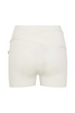 Dimitri Mini Knit Shorts With Belt Ivory