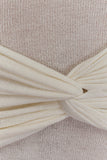 Laurie Twist Knit Mini Dress Ivory