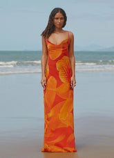 Midafternoon Maxi Dress Serene Orange