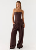 Sora Low Rise Pant Dark Chocolate
