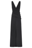 Axton Low Neck Maxi Dress Black