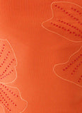 Monay Beaded Halter Top Orange