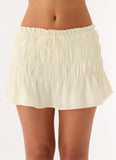 Ellia MinI Skirt Ivory