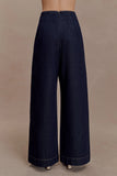Maral High Waisted Dart Jeans Washed Indigo Blue