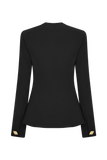 Christel Suiting Fitted Blazer Black