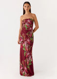 Iroha Strapless Maxi Dress Cuba Cuba
