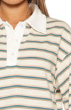 Tilda Green Stripe Polo Shirt