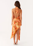 Lou Midi Dress Sunset Floral