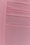 Arna Mesh Maxi Skirt Candy Pink
