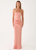 Adara Corset Maxi Dress Peach