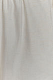 Callum Drawstring Straight Leg Pants White
