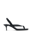 Mai Sling Back Thong Heel Black