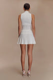 Indy Pointelle Knit Top Ivory