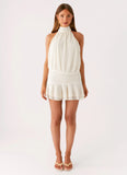 Willow Knit Mini Dress Cream