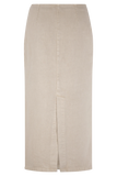 Fallon Denim Midi Skirt Stone Wash