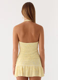 Mimi Beaded Top Yellow