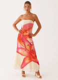 Darcy Maxi Dress Yellow Floral