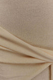 Taron Knit Mini Dress With Scarf Cream
