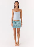 Ania Corset Top Blue