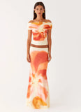 Moka Off Shoulder Top Mimosa Blossom