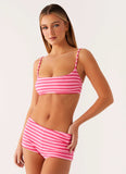 Mauritius Swim Short Pink Stripe