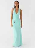 Rhia Halter Maxi Dress Mint