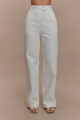 Rayne Wide Leg Denim Jeans White